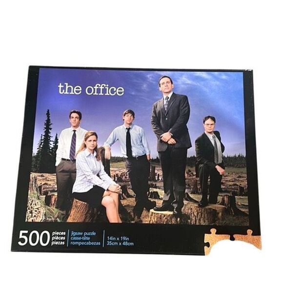 AQUARIUS Multicolor The Office Officially Licensed 500Pcs Jigsaw Puzzle 14"x 19" - Picture 1 of 6